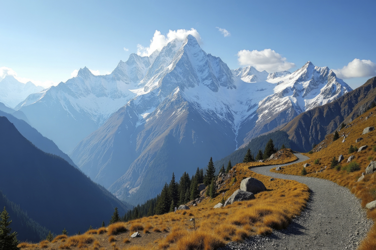 Mountain Landscape Background