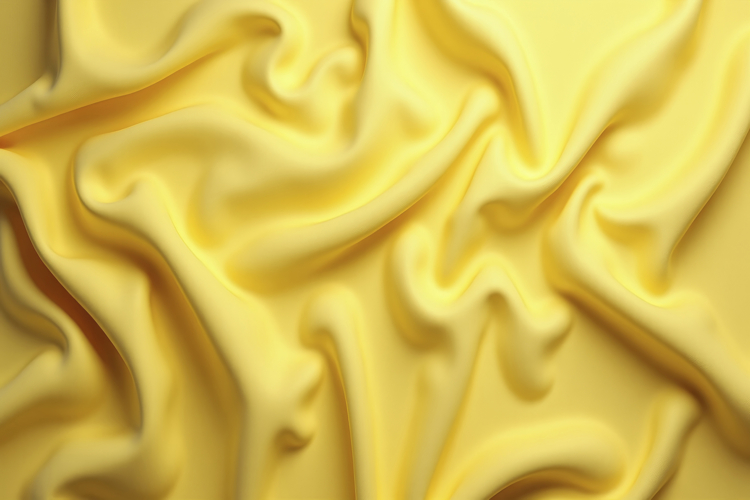 Yellow Satin Fabric Background Wallpaper