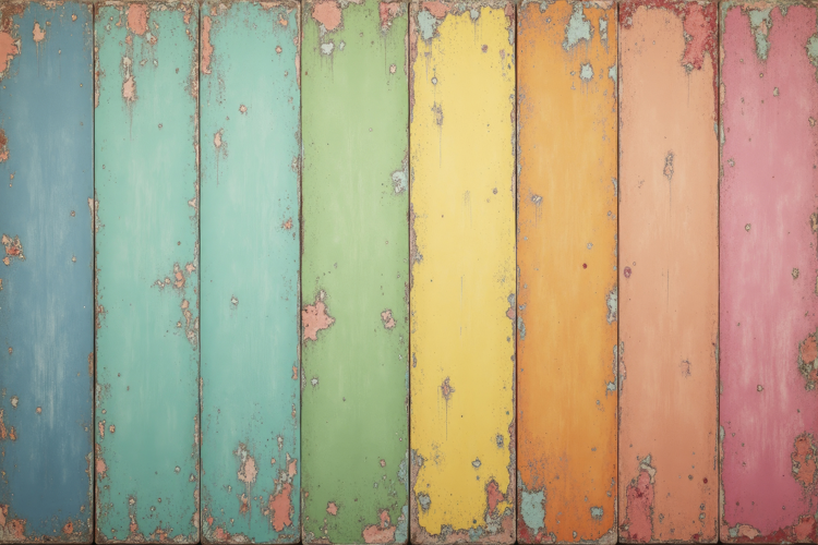 Weathered Wooden Planks Background Wallpaper