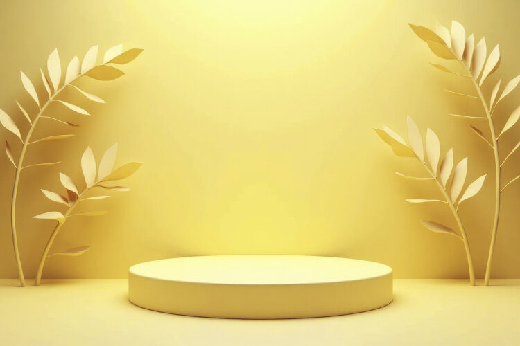 Podium Scene Background Wallpaper example image 1
