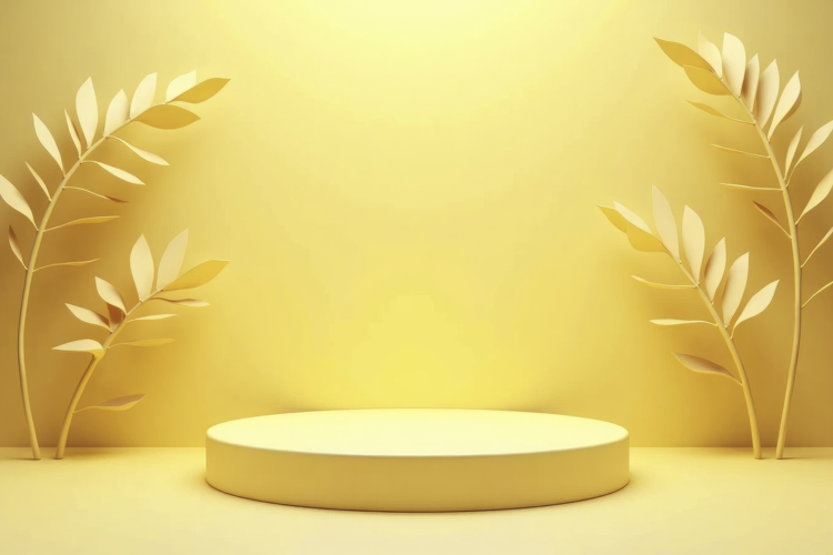 Podium Scene Background Wallpaper