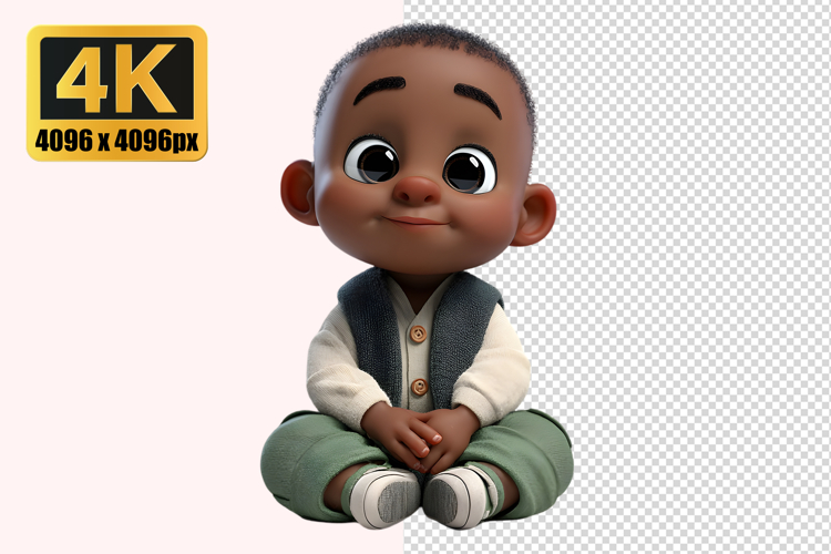 Cute Baby Boy Transparent PNG