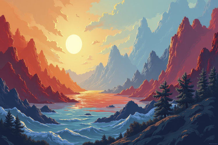 Colorful Painting Background