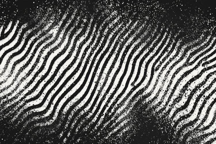 Waves Grunge Background Wallpaper