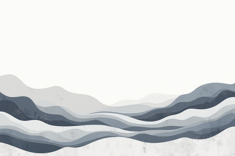 Layered Wavy Shapes Background Wallpaper