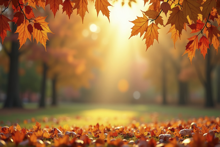 Autumn Leaves Background Wallpaper