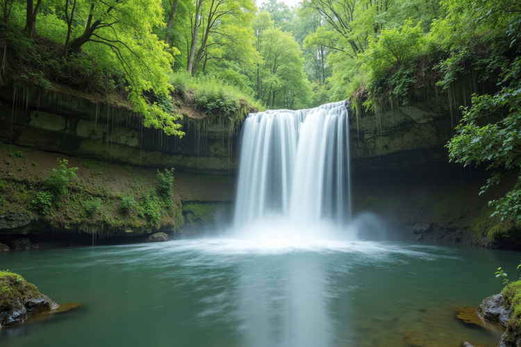 Waterfall Texture Image 19