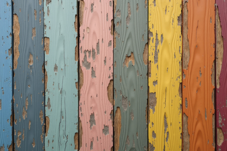 Weathered Wooden Panels Background Wallpaper