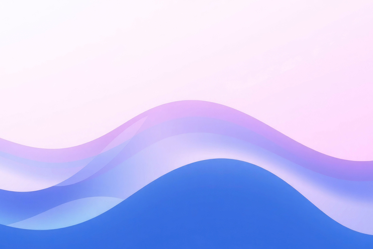 Blue Purple Waves Background