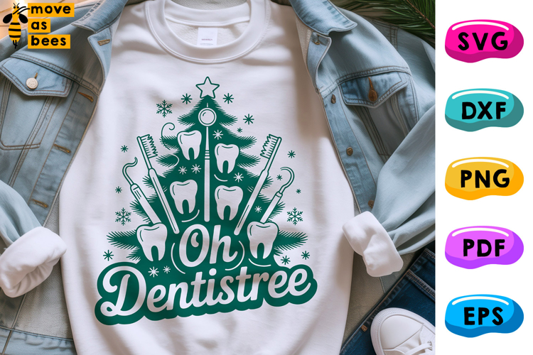 Oh Dentistree Svg, Png, Christmas Dental, Assistant, Dentist