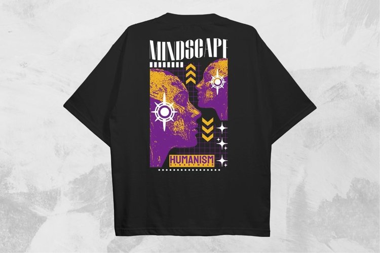 Mindscape Streetwear PNG T-shirt Design example image 1