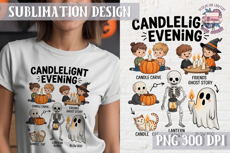 Cute Halloween Clipart PNG Sublimation Cozy Ideas Tshirt