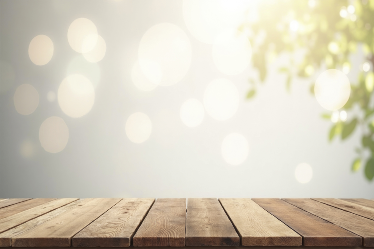 Empty Wooden Surface Background Wallpaper