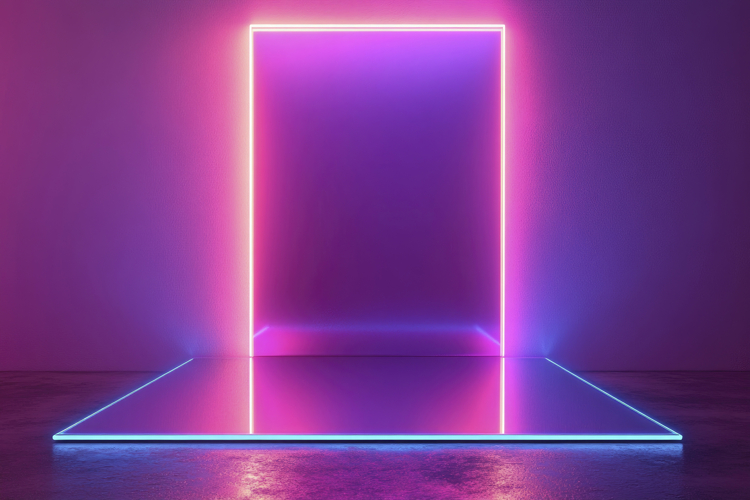Neon Lights Background Image 2