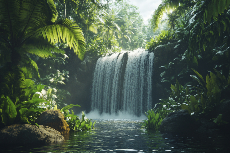 Waterfall Texture Image 21