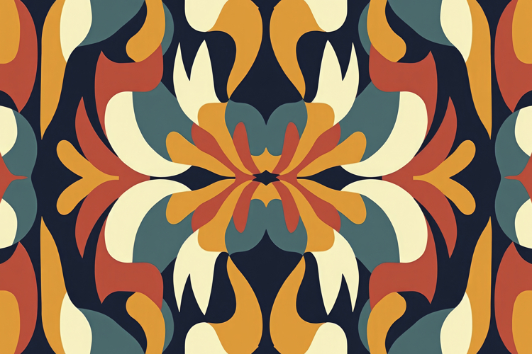 Symmetrical Pattern Background Wallpaper