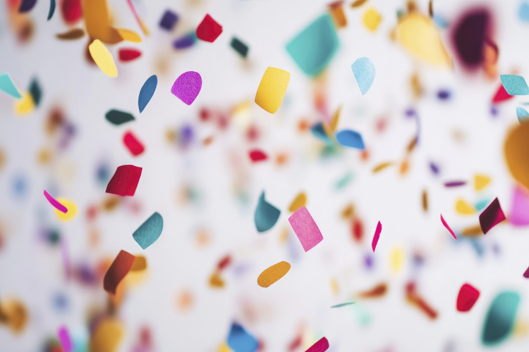 Confetti Texture Background Wallpaper