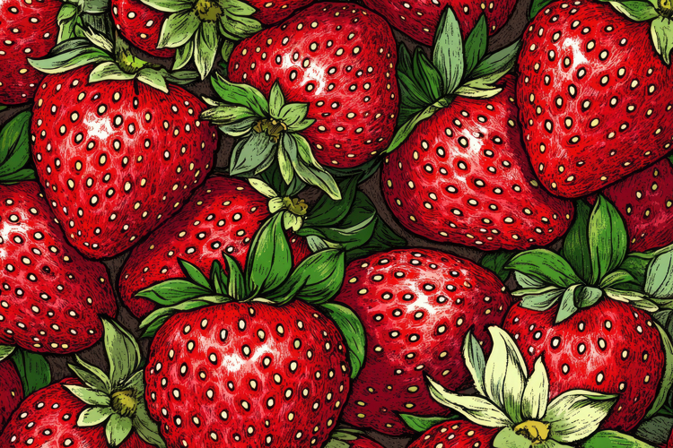 Strawberries Clipart Image 23