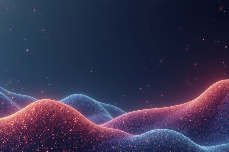 Shimmering Waves Background Wallpaper example image 1