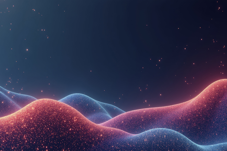 Shimmering Waves Background Wallpaper