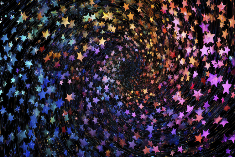 Colorful Star Background