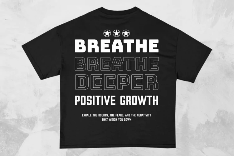 Breathe Streetwear Typography T-shirt Design