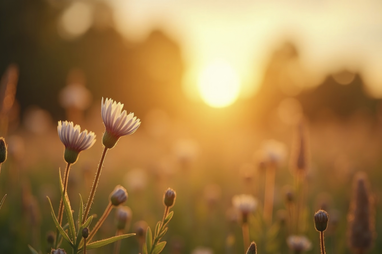 Wildflowers Background Wallpaper