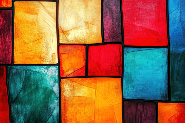 Stained Glass Texture Image 12