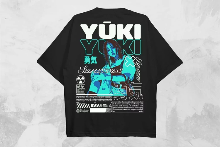 Yuki Streetwear PNG T-shirt Design