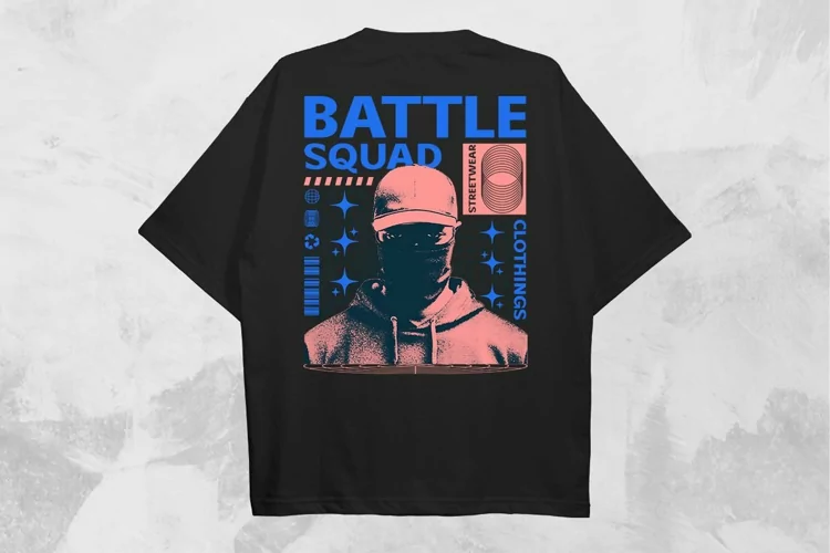 Battle Squad Streetwear PNG T-shirt Design
