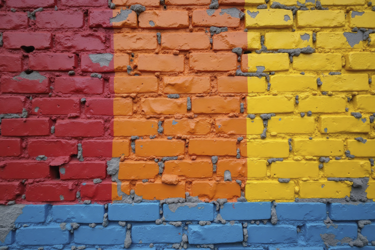 Weathered Bricks Background Wallpaper