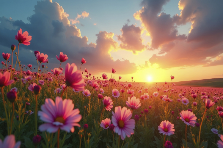 Flowers Texture Image 3