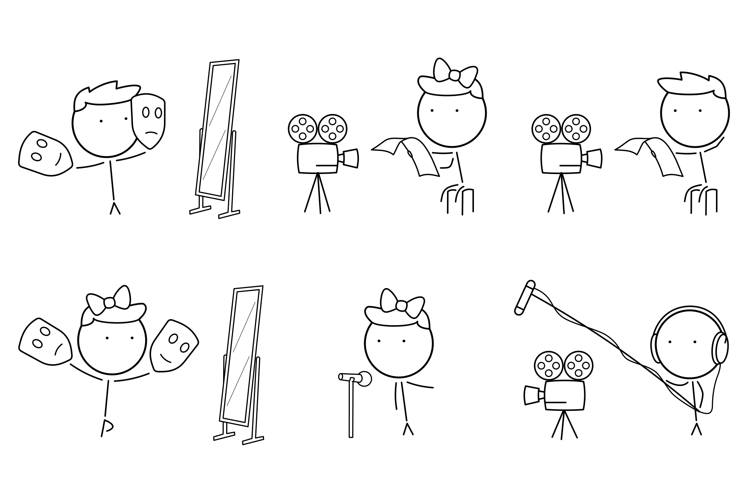 Icons about film and television