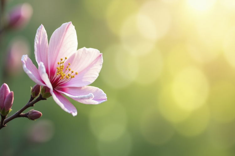 Plum Blossom Background Wallpaper