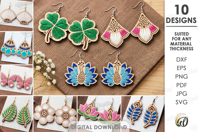 Earrings Svg Image 8