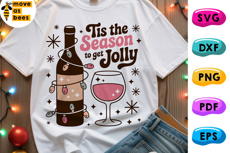 Tis The Season To Get Jolly Svg, Png, Adults Christmas Shirt