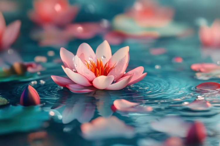 Lotus Flower Background