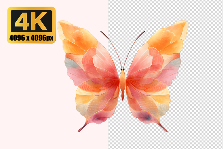 Colorful Butterfly Transparent PNG