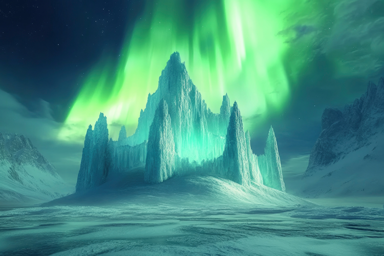 Aurora Borealis Background Wallpaper