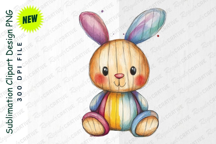 Watercolor Rabbit Clipart Illustration Of A Cute Bunny PNG