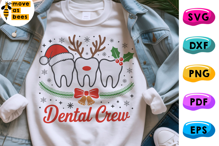 Dental Crew Svg, Png, Assistant, Dentist, Orthodontist X-mas