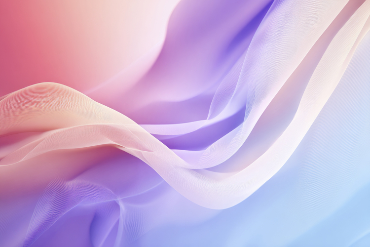 Gradient Blend Waves Background Wallpaper