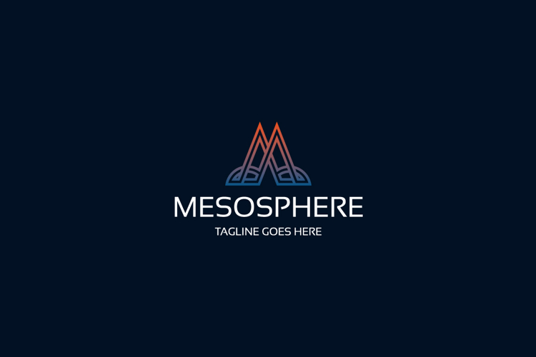 Mesosphere - Letter M Logo