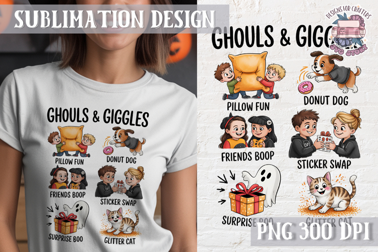 Cute Halloween Clipart PNG Sublimation Cozy Ideas Tshirt