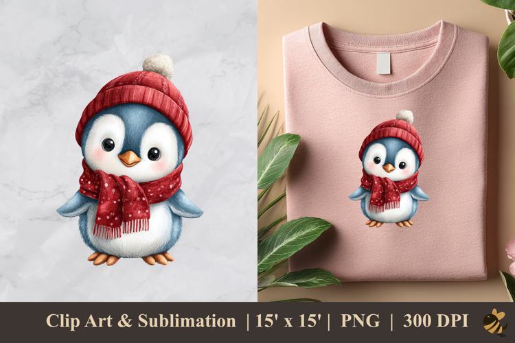 Cute Penguin Clipart Image 20