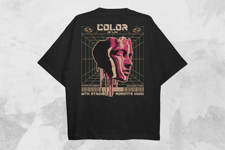 Color of Life Streetwear PNG T-shirt Design