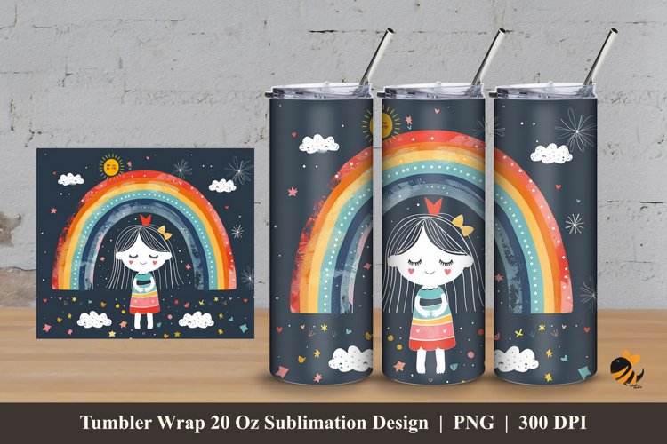 Rainbow Tumbler Wrap Image 13