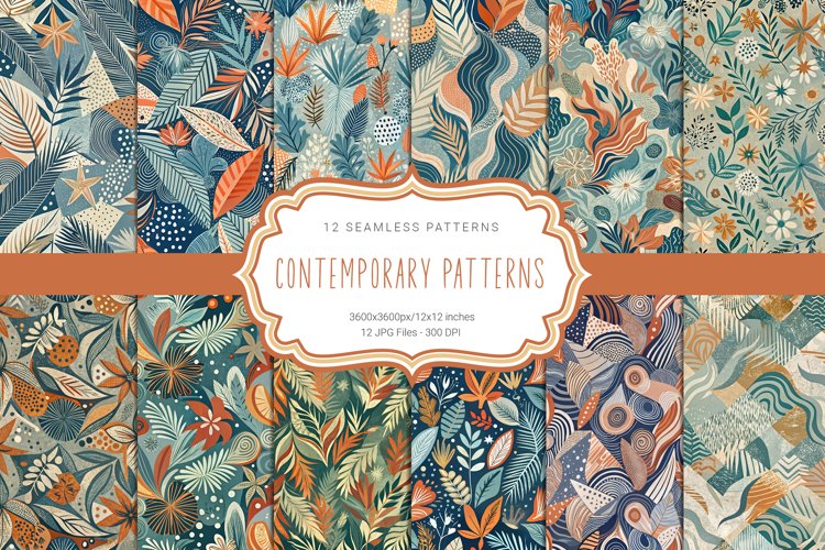 Geometric Seamless Pattern Image 17