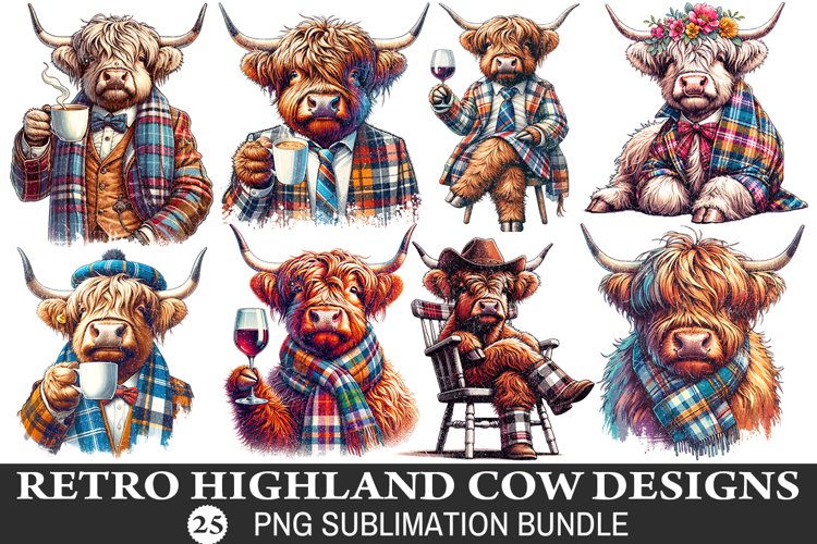 Highland Cow Clipart Image 6