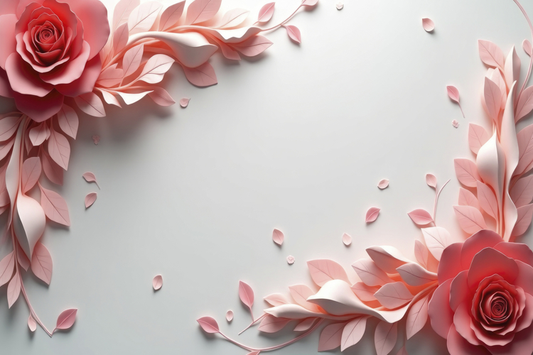 Paper Floral Background